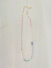 Load image into Gallery viewer, Riviera // fish and mother of pearl necklace

