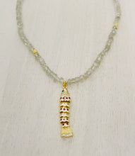 Load image into Gallery viewer, Deep Dive // fish pendant amethyst necklace
