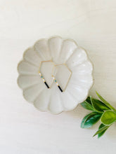 Load image into Gallery viewer, Nordic // Japanese Miyuki glass hand beaded gold filled hoop earrings
