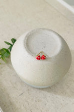 Load image into Gallery viewer, Strawberry post earrings
