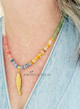 Load image into Gallery viewer, Catch of the Day // fish pendant gemstone necklace
