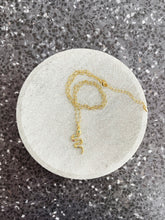 Load image into Gallery viewer, Hidden Strength snake pendant necklace
