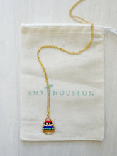 Load image into Gallery viewer, Amalfi teardrop // Miyuki hand wired pendant necklace

