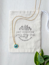 Load image into Gallery viewer, Heart in the Clouds // crystal heart pendant necklace
