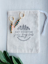 Load image into Gallery viewer, Marrakech // fish latch hoop earrings

