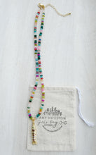 Load image into Gallery viewer, Sweet + Salty // articulated fish// rainbow jasper gemstone necklace
