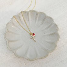 Load image into Gallery viewer, Eternal Grace tiny cross and heart necklace
