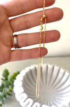 Load image into Gallery viewer, Endless Possibilities adjustable itty bitty ball chain necklace
