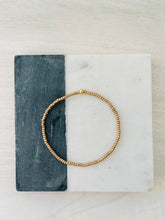 Load image into Gallery viewer, Dainty layering czech glass stretch bracelet
