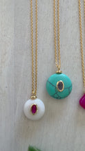 Load and play video in Gallery viewer, Keepsake // gemstone pendant necklace
