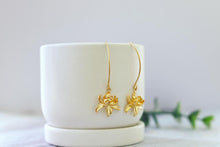 Load image into Gallery viewer, Break of Day Lotus Dangle earrings
