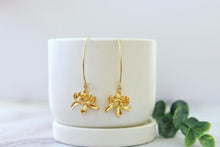 Load image into Gallery viewer, Break of Day Lotus Dangle earrings
