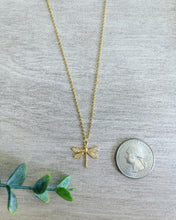 Load image into Gallery viewer, Aerial dragonfly necklace
