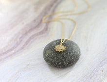 Load image into Gallery viewer, Transform // pave crystal lotus necklace

